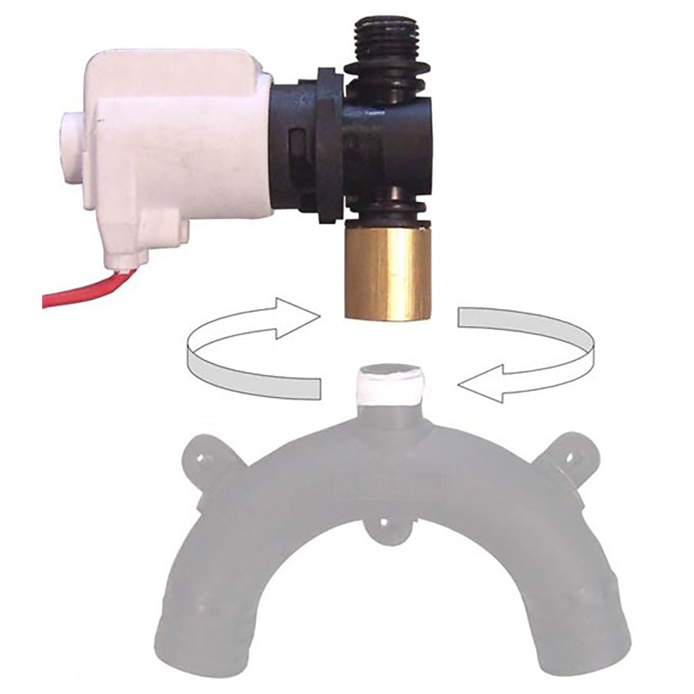 Jabsco Vented Loop Solenoid Valve f/37010 Series Toilet TRAPSKI