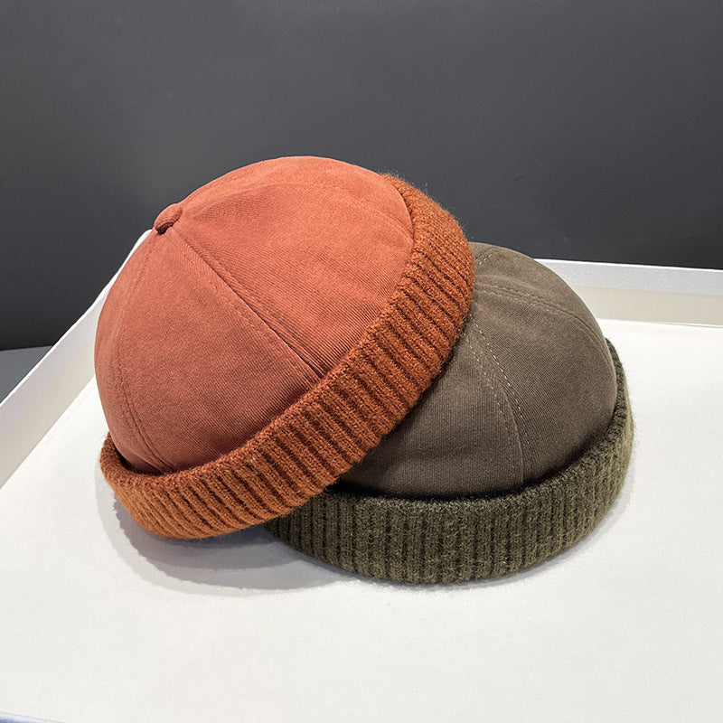 Autumn Winter Deerskin Velvet Beret Hat