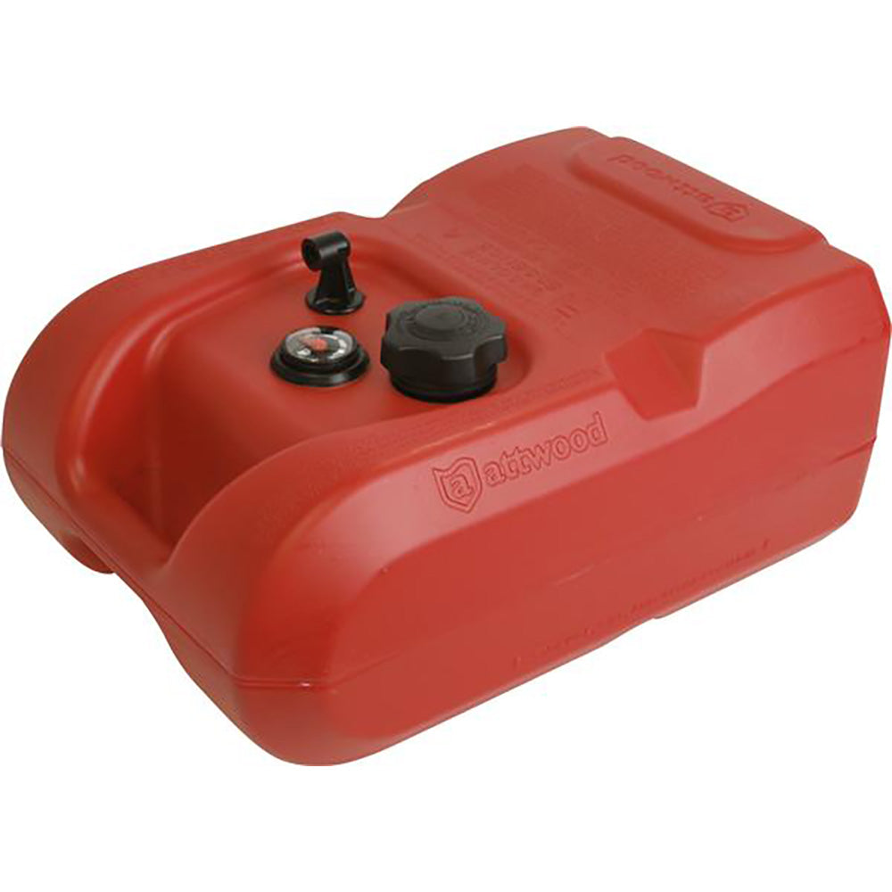 Attwood Portable Fuel Tank - 6 Gallon w/Gauge TRAPSKI