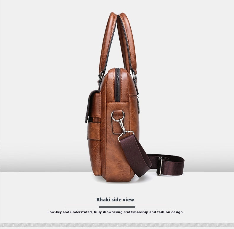 Laptop Men's Briefcase Computer Crossbody Business
