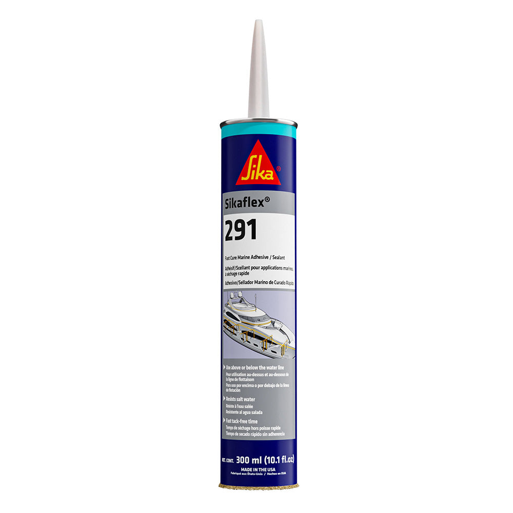 Sika Sikaflex 291 Fast Cure Adhesive  Sealant 10.3oz(300ml) Cartridge - White TRAPSKI