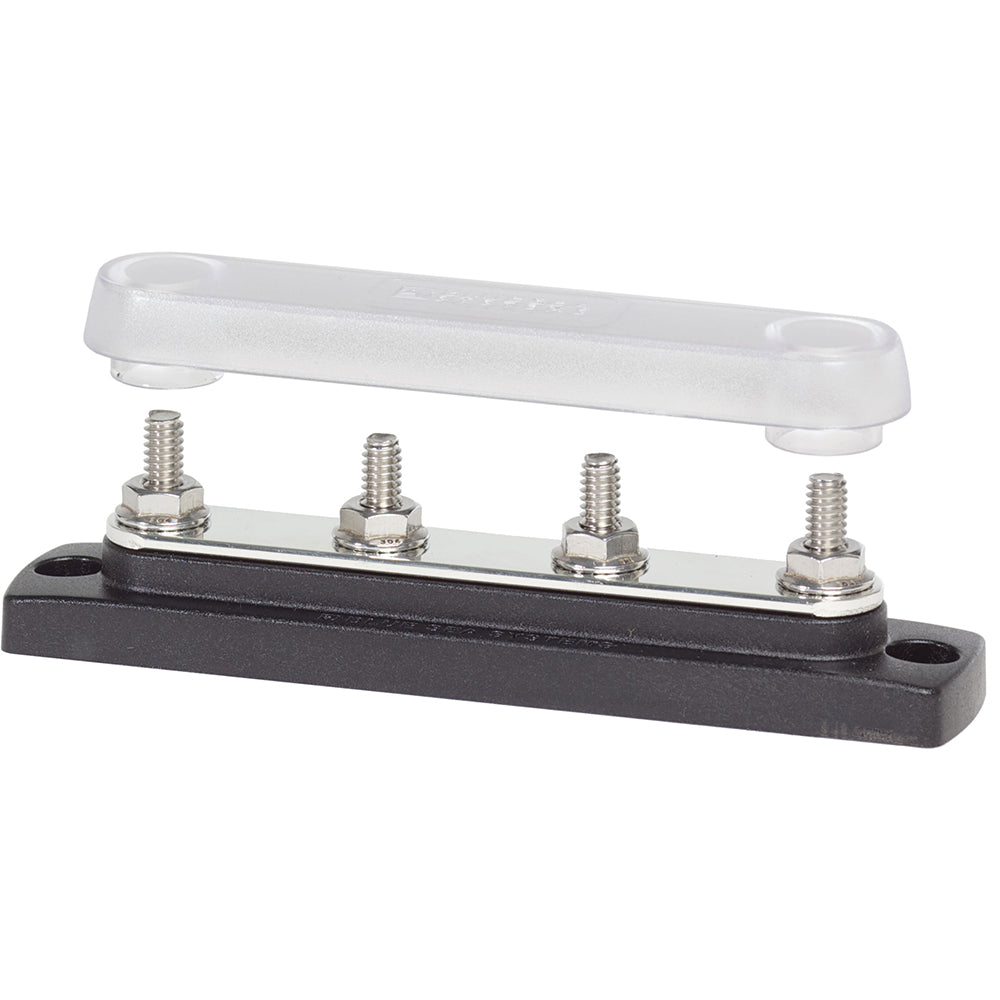 Blue Sea 2307 Common 150A BusBar - (4) 1/4"-20 Studs w/Cover TRAPSKI