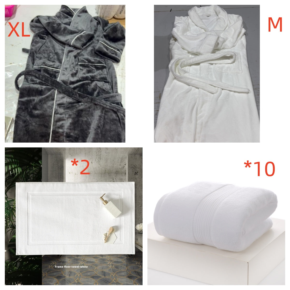 Extended Autumn And Winter Coral Fleece Bathrobe My Store
