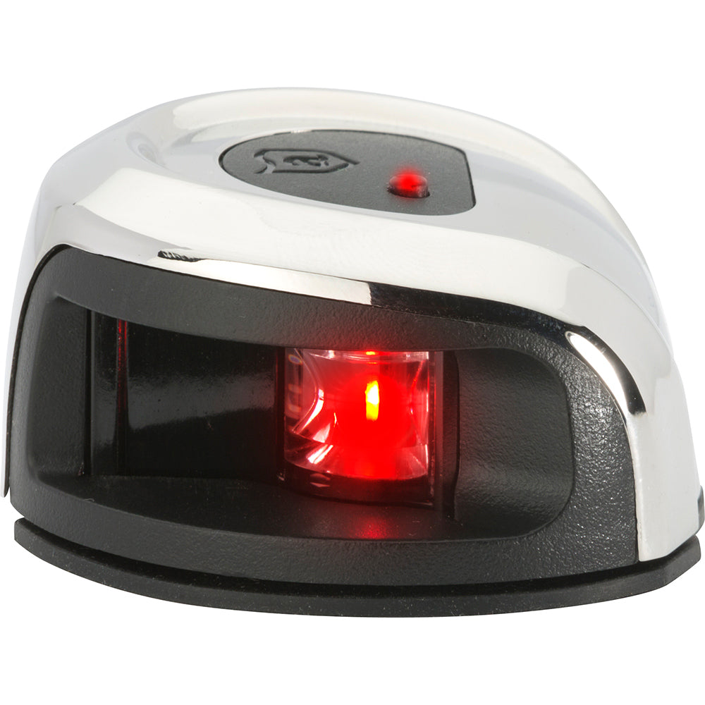 Attwood LightArmor Deck Mount Navigation Light - Stainless Steel - Port (red) - 2NM TRAPSKI