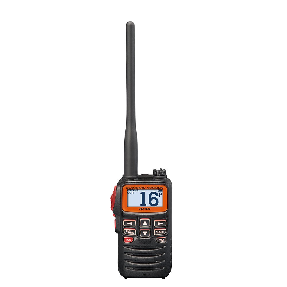 Standard Horizon HX40 Handheld 6W Ultra Compact Marine VHF Transceiver w/FM Band TRAPSKI