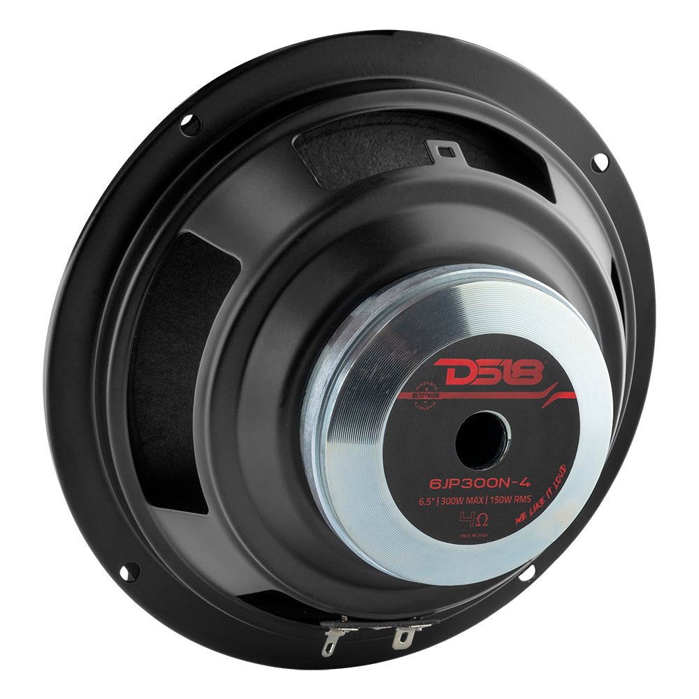 PRO 6.5" Neodymium Full-Range Loudspeaker 150 Watts Rms 4-Ohm (Used in JP6NEO Jeep Enclosures) DS18
