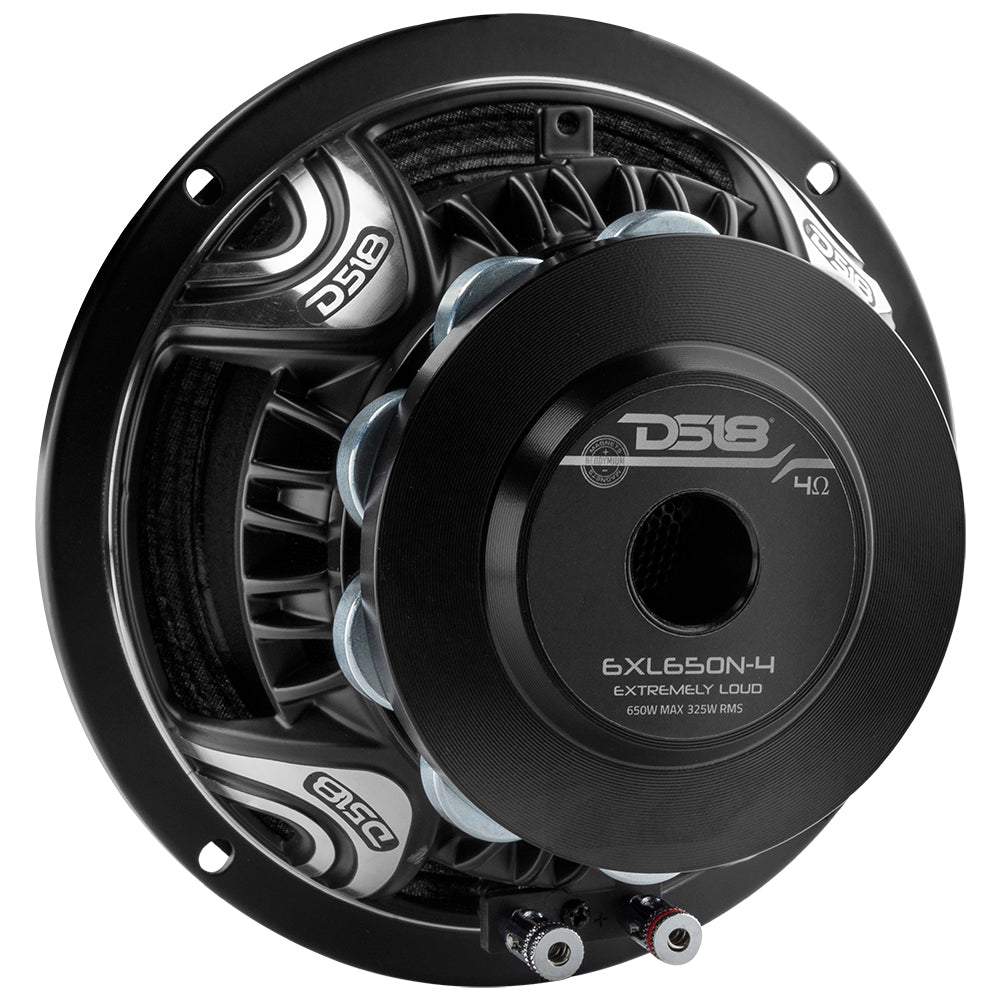 XL 6.5" Neodymium Rings Mid-Range Loudspeaker 325 Watts 4-Ohm DS18