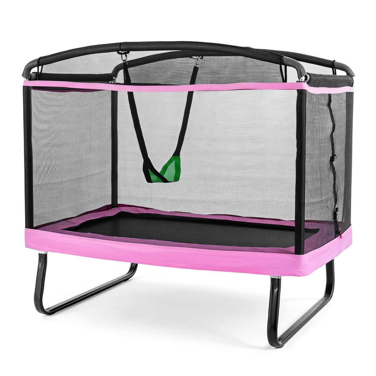 6 FT Kids Trampoline with Swing and Safety Enclosure Net DirectDeals