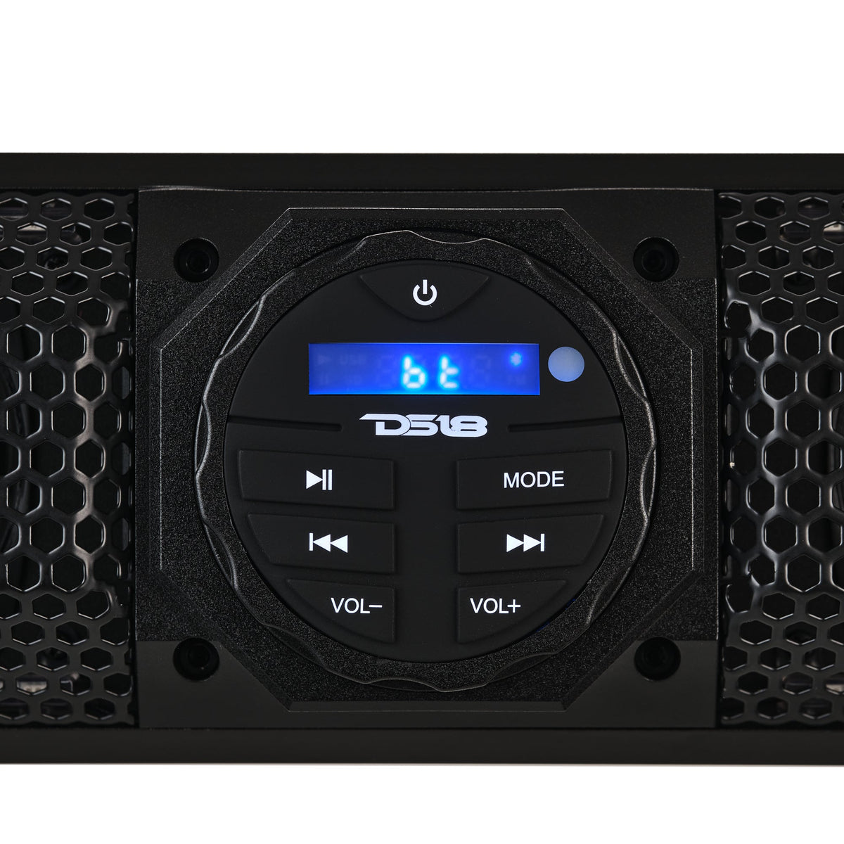 26" Marine Amplified Soundbar with Bluetooth USB & RGB Lighting 6 Speakers 600 Watts DS18