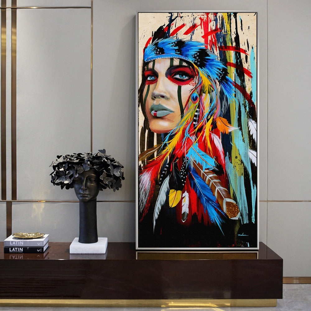 Canvas Home Airbrushed Painting For Decoration My Store