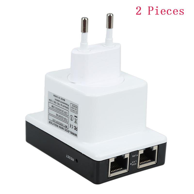 300M Wifi Repeater Wireless Network Signal Amplifier Dual Network Port Wireless Repeater My Store