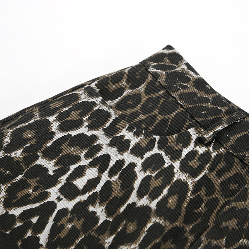Leopard Ankle Skirt