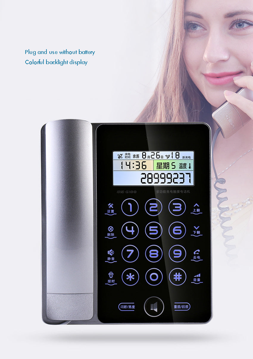 Creative Fashion Touch Screen Fixed Telephone Landline