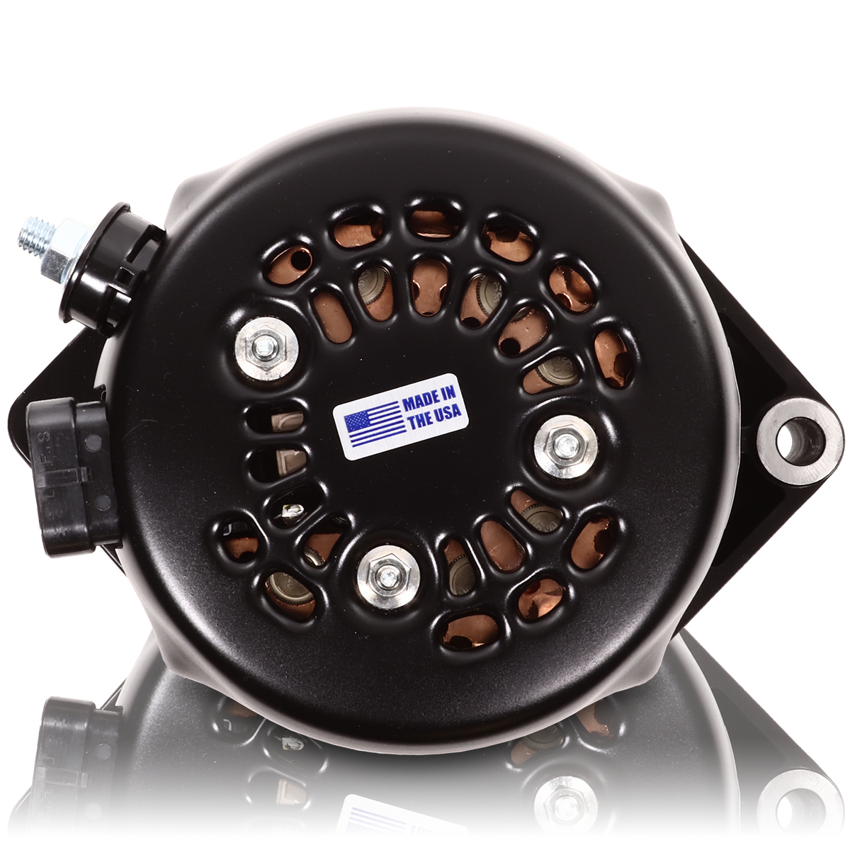 Mechman 320 Amp Racing Alternator 1965-1985 GM - Black