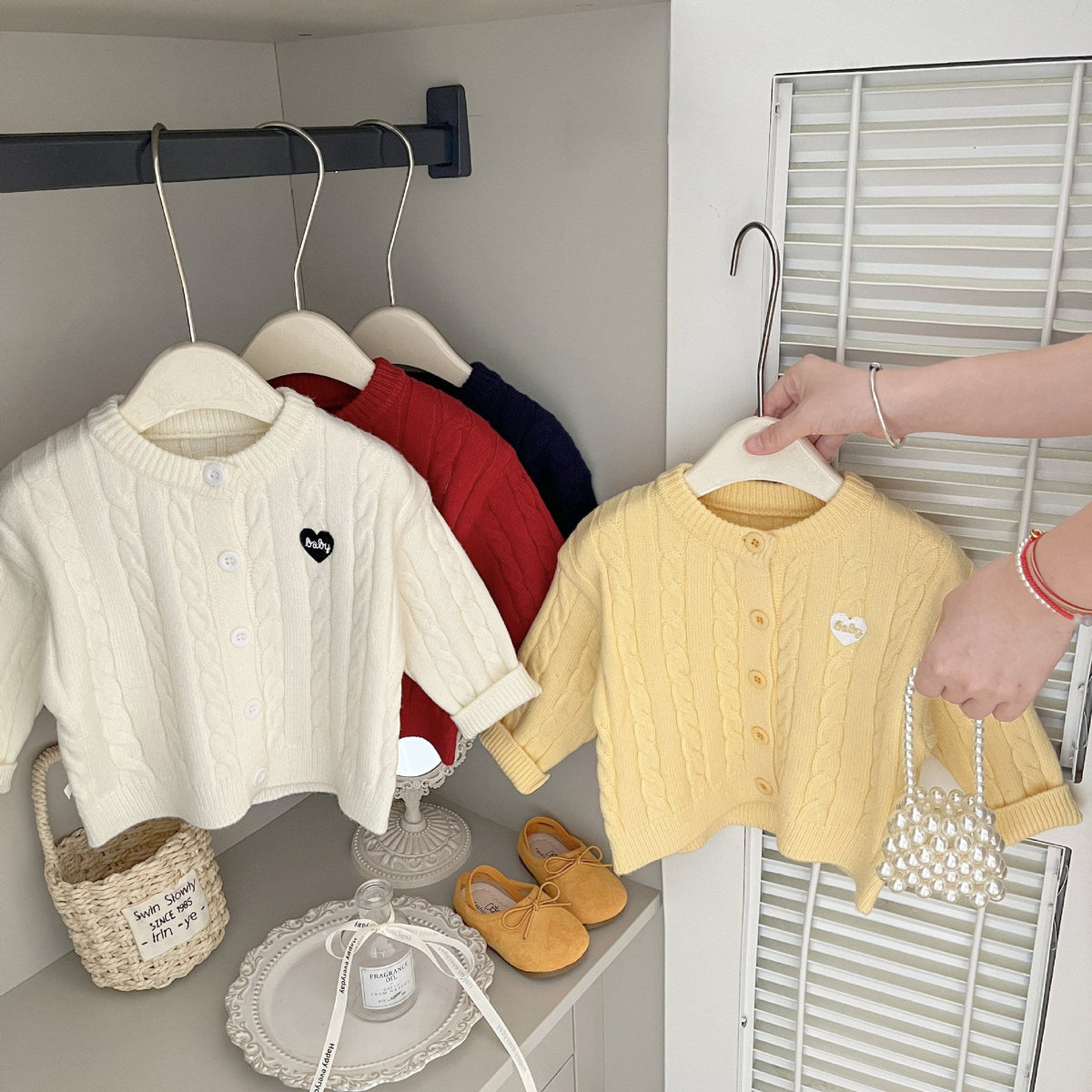 Twist-knit Cardigan Autumn Kids Clothing Outerwear My Store