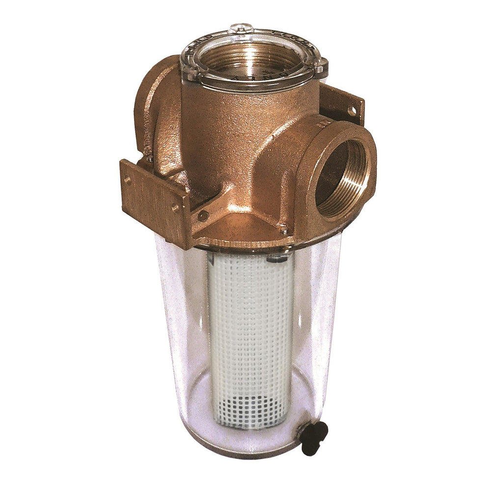 GROCO ARG-755 Series 3/4" Raw Water Strainer w/Non-Metallic Plastic Basket TRAPSKI