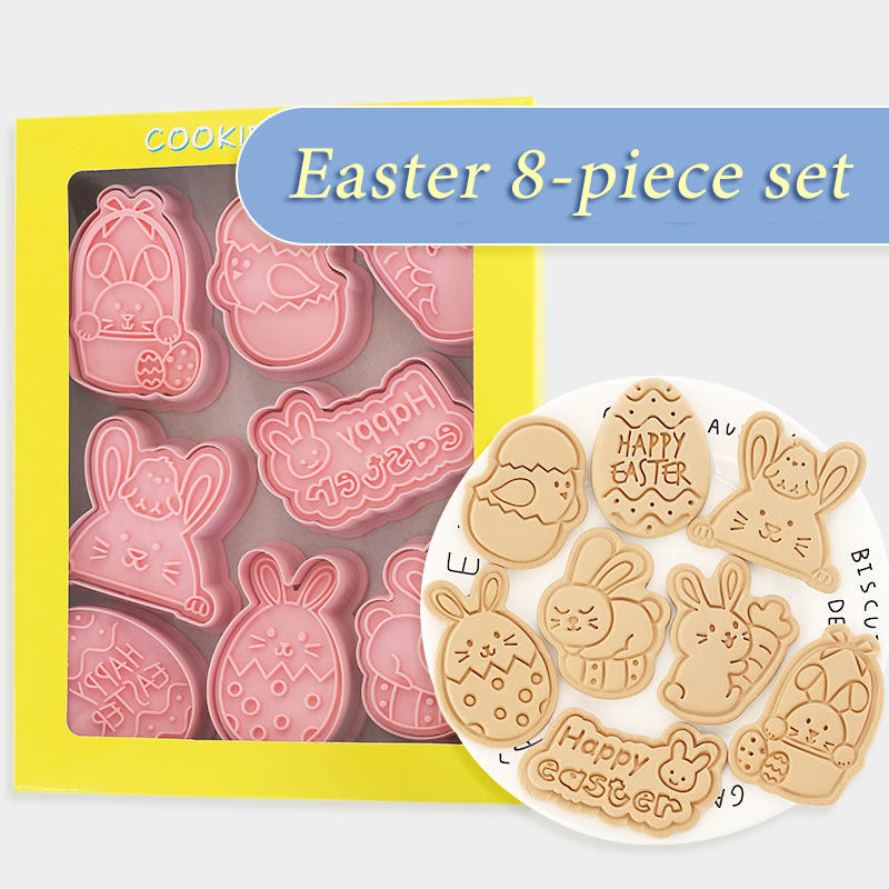 Easter Bunny Cookie Mold Egg Press
