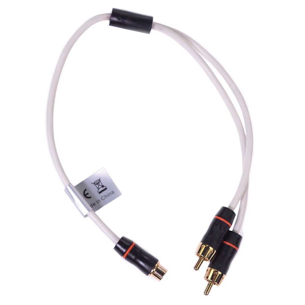 Fusion Performance RCA Cable Splitter - 1 Female to 2 Male - .9 TRAPSKI