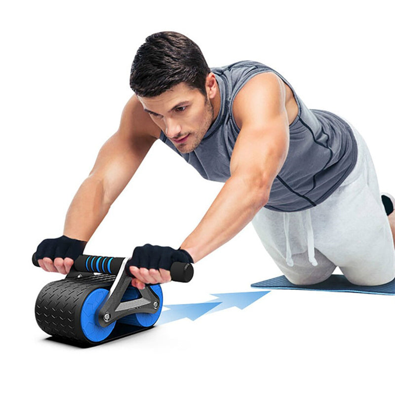 Double Wheel Ab Roller with Rebound