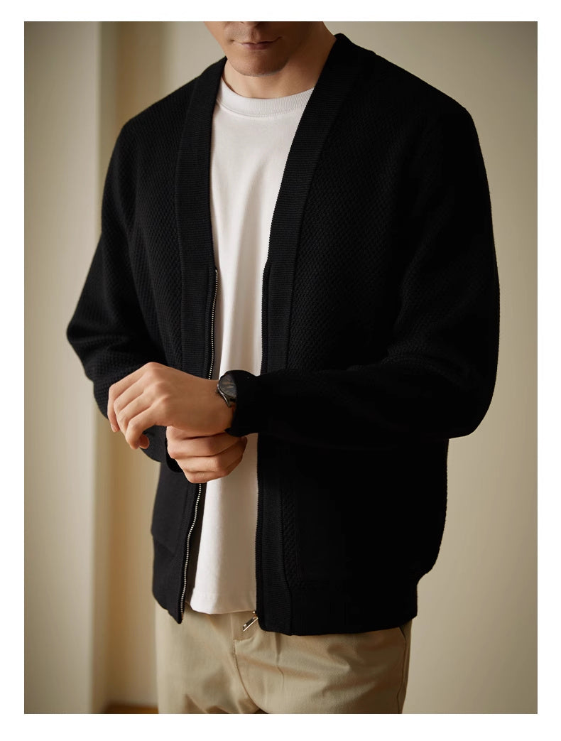 High-grade V-neck Knitted Sweater Cardigan Coat