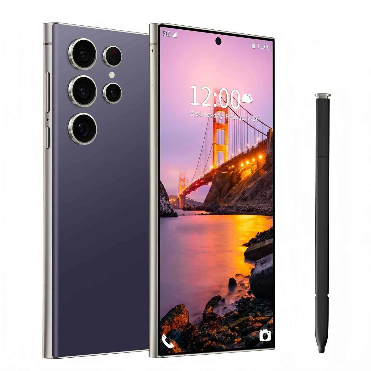 C24 Unlocked Phone Smartphone 8GB 256GB Android14.0 6800mAh 6.8inch 5G