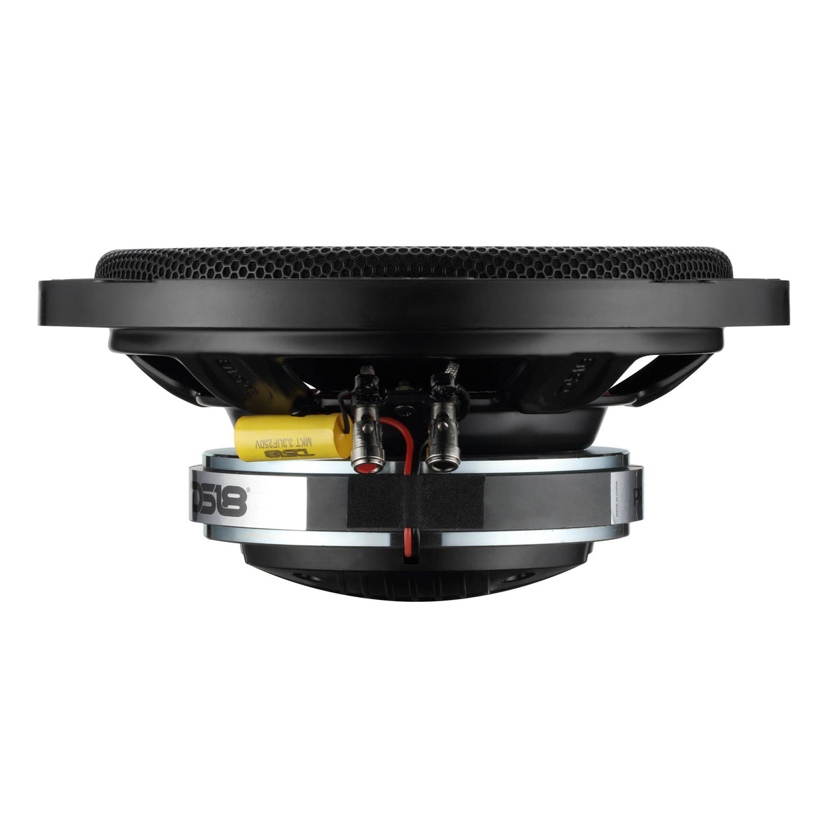 PRO 8" Shallow Coaxial Hybrid Mid-Range Loudspeaker with Built-in Driver | 200W RMS 8-Ohm DS18