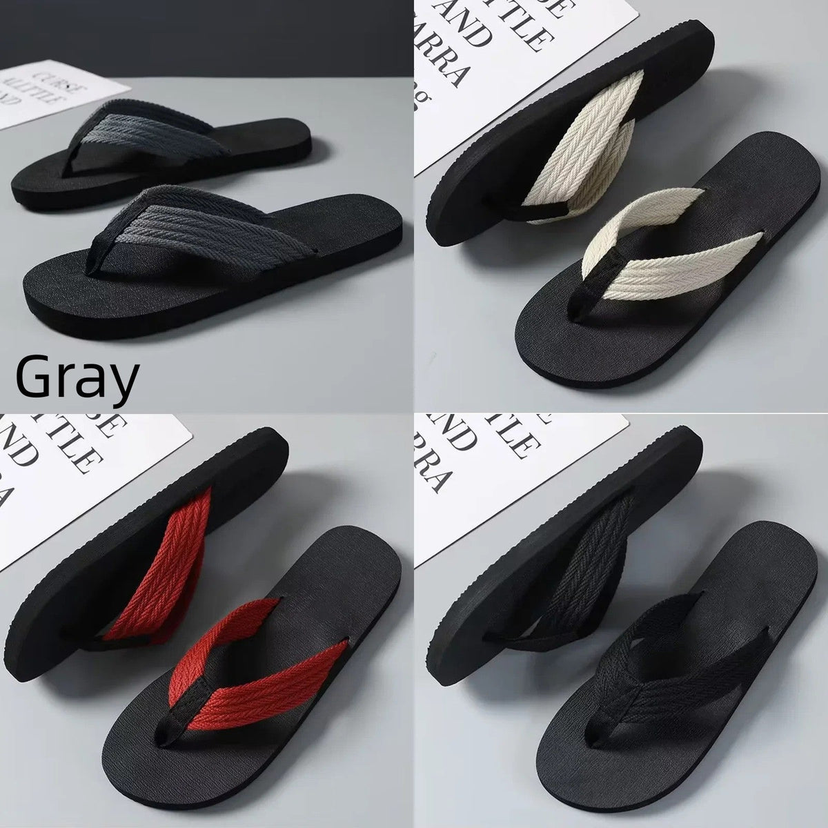 Men's Non-slip Thick-soled Fashion Flip-flops