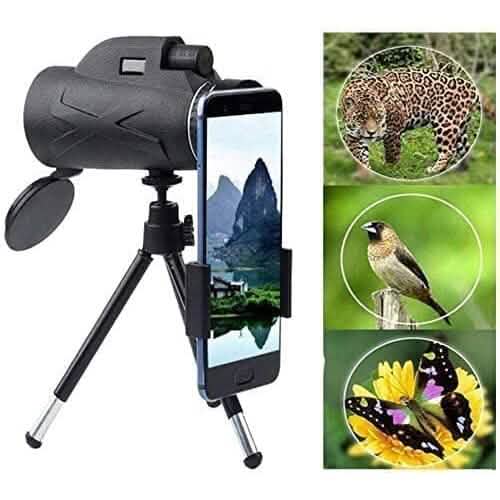 80x100 Monocular-Telescope High Powered for Smartphone Monocular