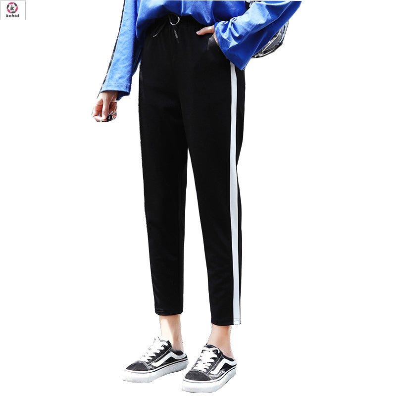 Student's Harem Pants loose body Pants Capris casual pants