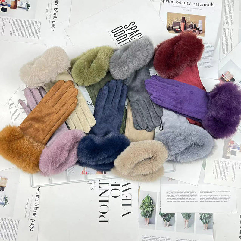 Women's Winter Riding Fleece-Lined Gloves