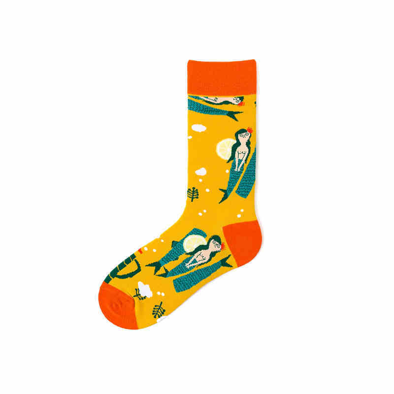 Pure Cotton Street Hip-hop Sports Long Socks