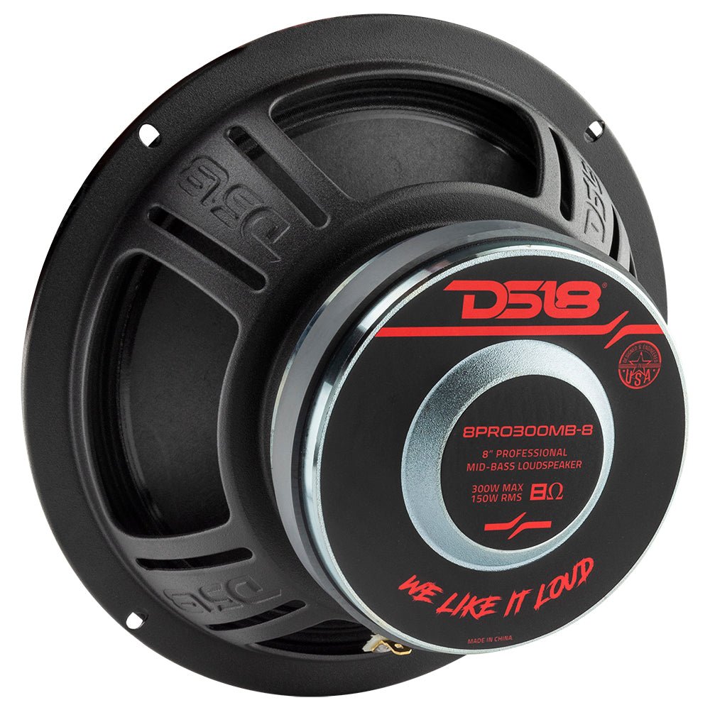 8" Mid-Bass Loudspeaker 150 Watts Rms 8-Ohm DS18