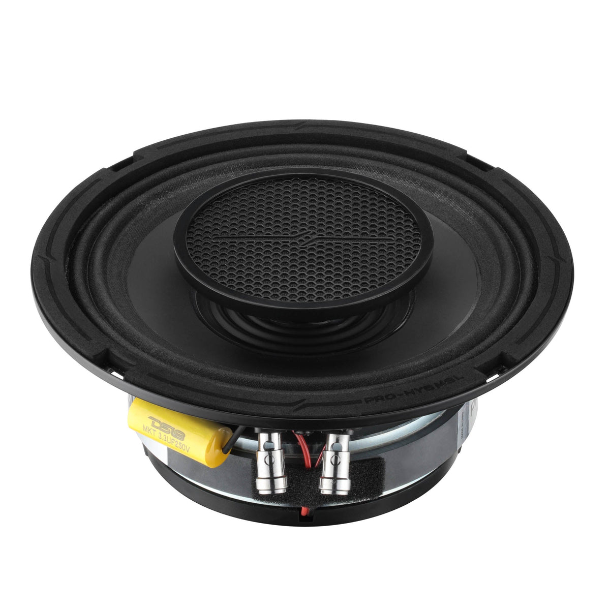 PRO 6.5" Shallow Coaxial Hybrid Mid-Range Loudspeaker with Built-in Driver | 150W RMS 8-Ohm DS18
