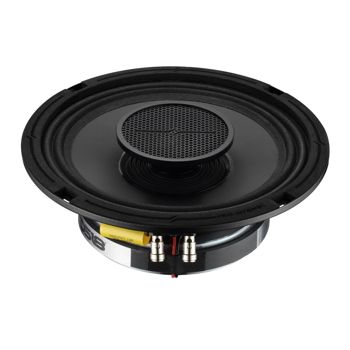 PRO 8" Shallow Coaxial Hybrid Mid-Range Loudspeaker with Built-in Driver | 200W RMS 8-Ohm DS18