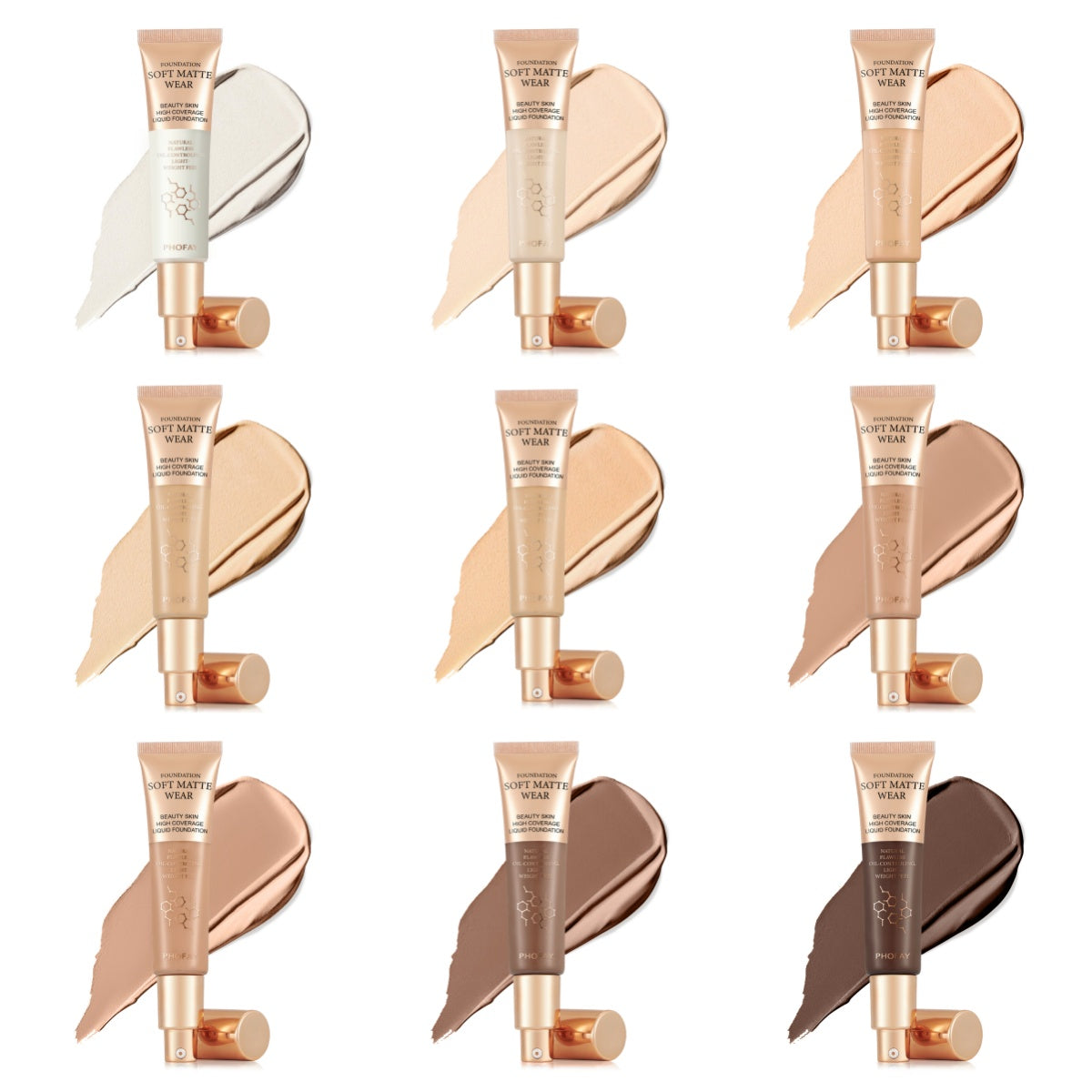 PHOFAY Full Coverage Foundation My Store