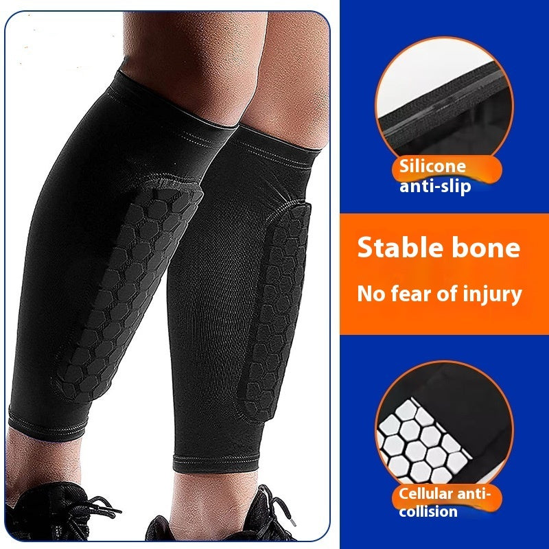 Honeycomb Shank Protection Foot Sock Men's Anti-collision Non-slip Sell My Stuff