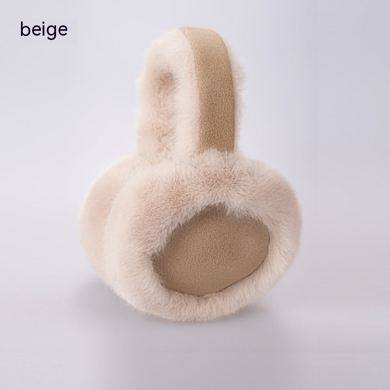 Folding Warm Women's Autumn Winter Plush Earmuffs