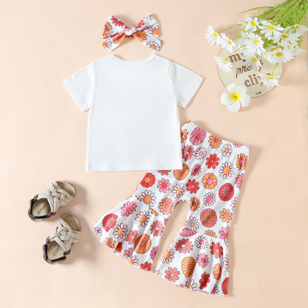 Girls' Clothing Children Letter Print Short-sleeve Sell My Stuff