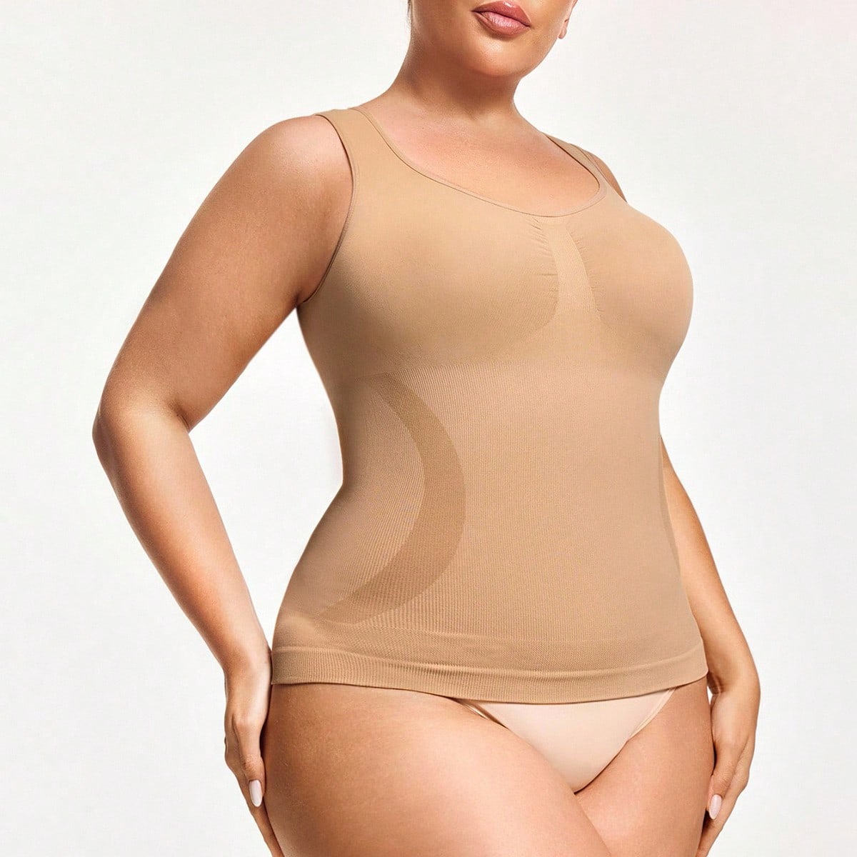 Women's Firm Control Tank Camisole - Bust Support & Tummy Waist Contour