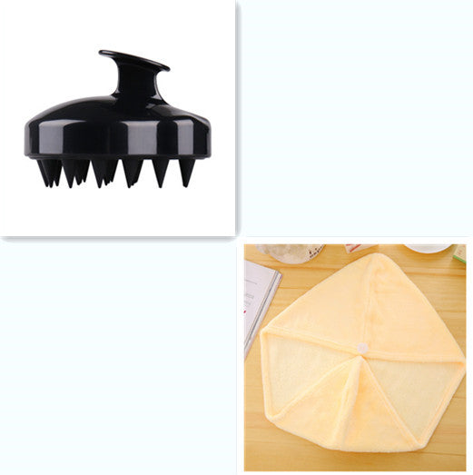 Silicone Scalp Brush for Cleaning and Massage