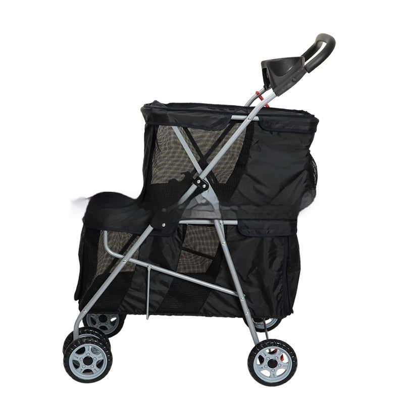 Lightweight Folding Small Pet Stroller