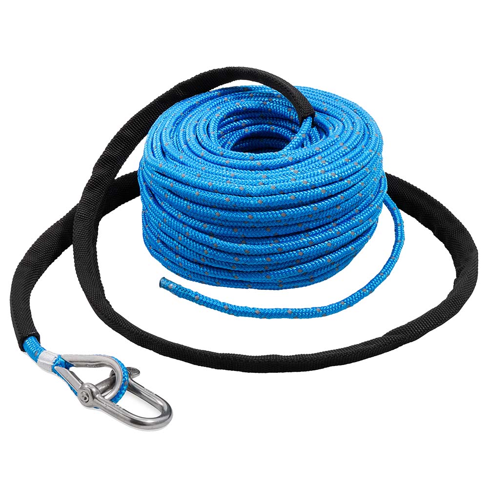 TRAC Outdoors Anchor Rope - 3/16" x 100 w/SS Shackle TRAPSKI
