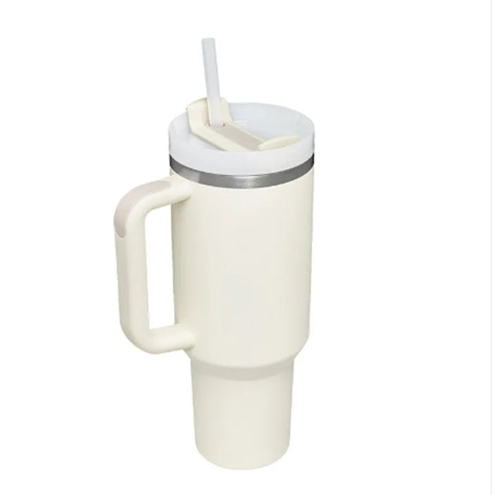 Personalized Stainless Steel Insulated Travel Mug with Handle