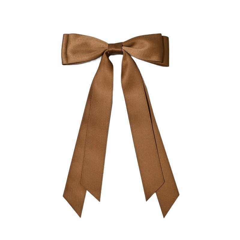 Sweet Double Ribbon Hairpin - Long Bow Clip