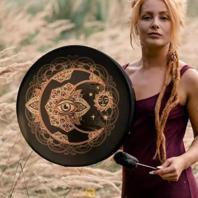 Handmade Shaman Drum - Tree of Life Design