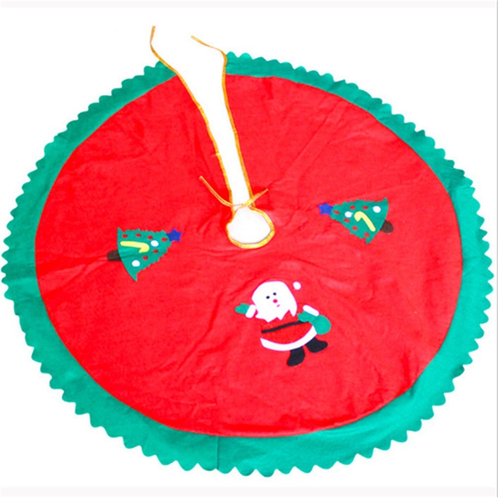 Christmas Tree Skirt Decorations Gift Scene Decor