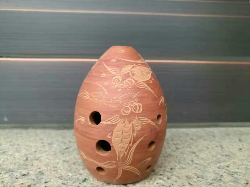 Seven Star Ancient Xun - Eight Hole Pear-Shaped Taoxun