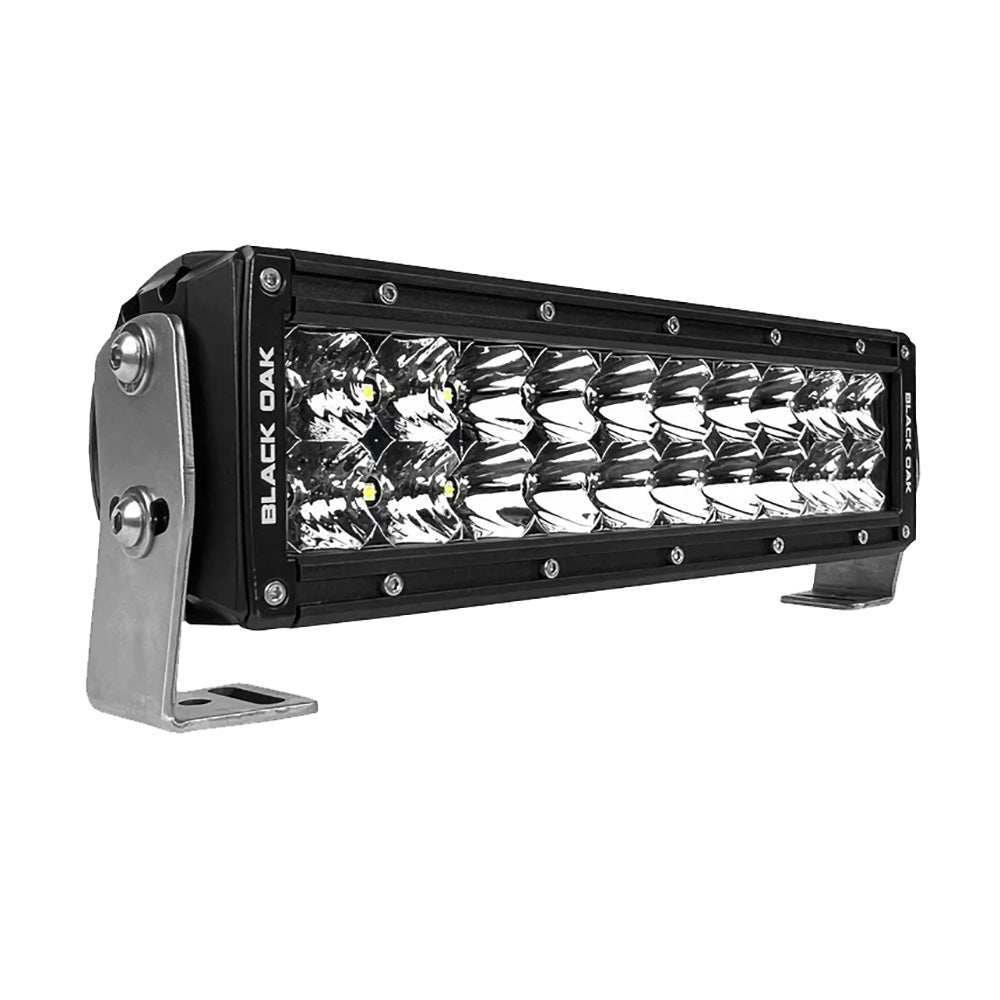 Black Oak Pro Series 3.0 Double Row 10" LED Light Bar - Combo Optics - Black Housing TRAPSKI