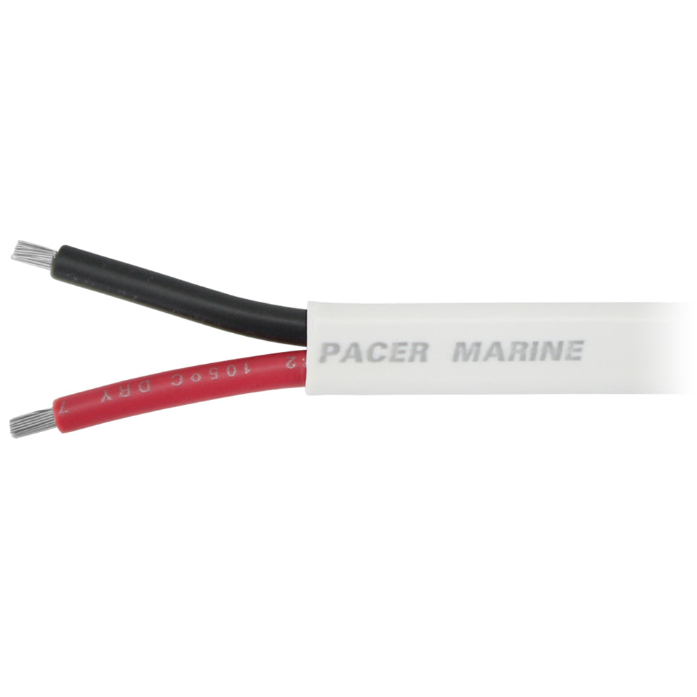 Pacer 16/2 AWG Duplex Cable - Flat Cable - Red/Black - Sold By The Foot TRAPSKI