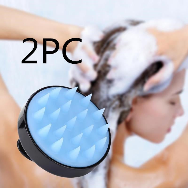 Silicone Scalp Brush for Cleaning and Massage